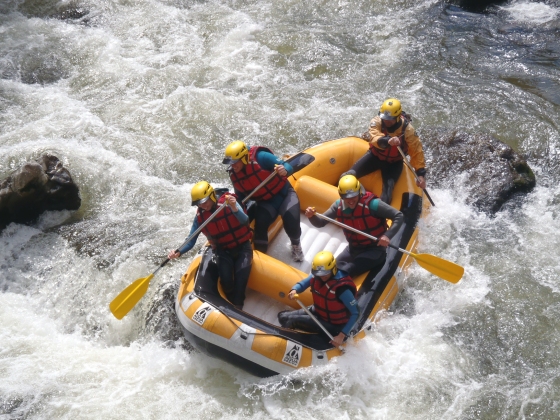  Rafting on the Aude river